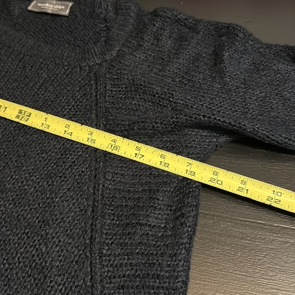 Wooden Ships Charcoal Knit Sweater - Picture 5 of 6